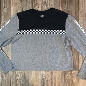 Hollister Crop Long Sleeve Top
